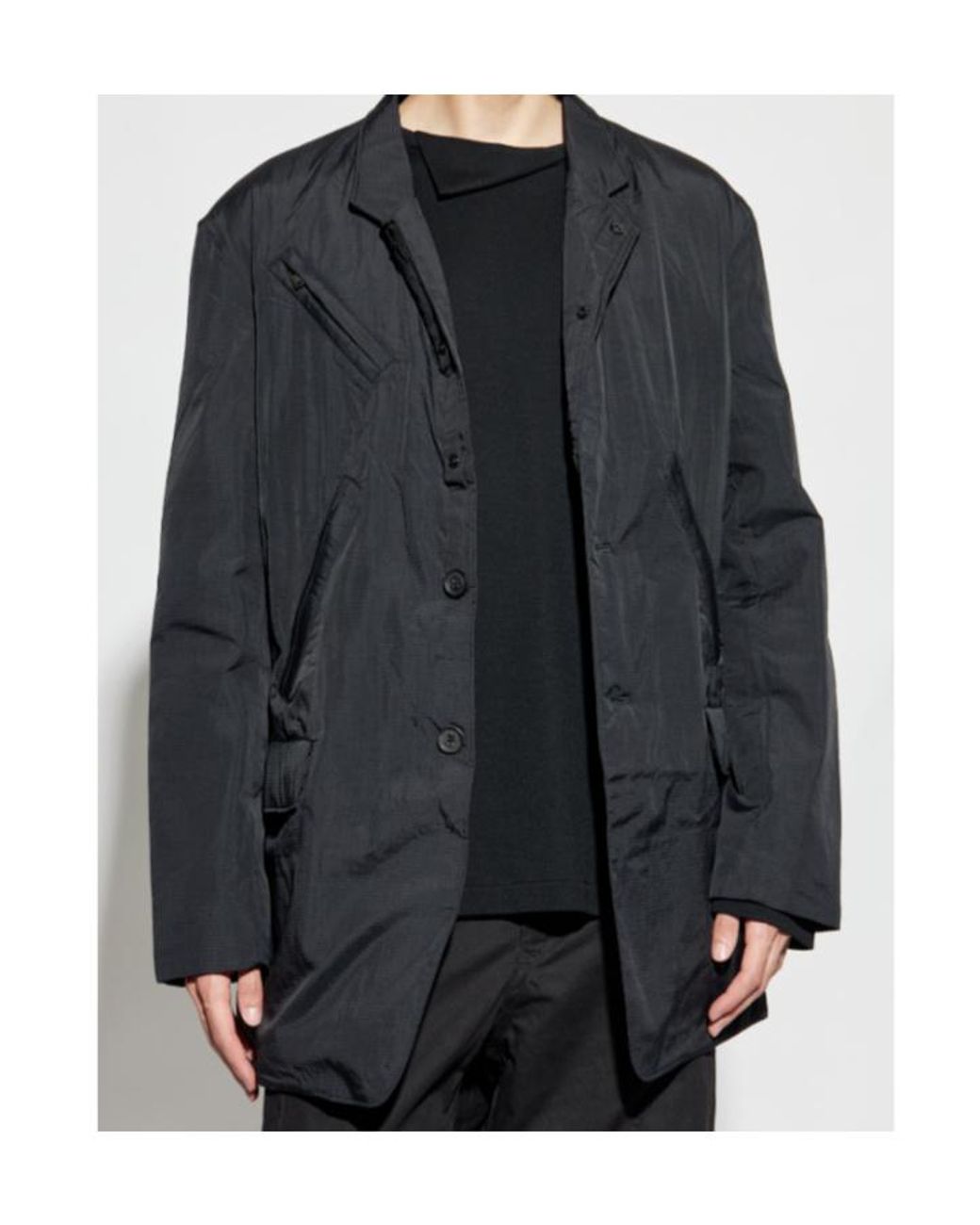 Y-3 Gray Lightly Insulated Jacket for men