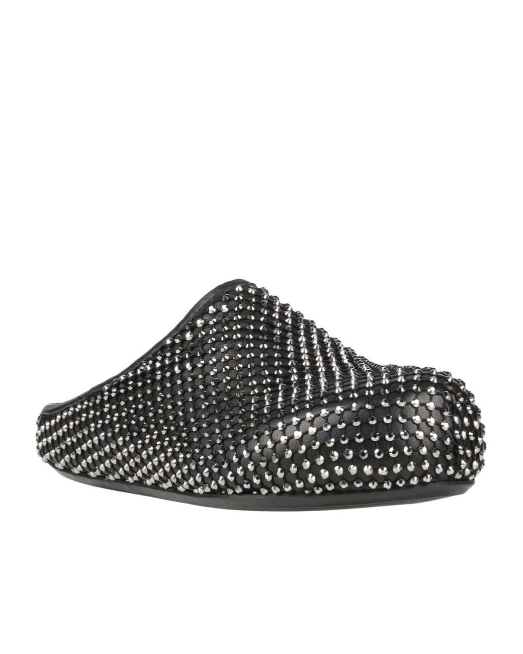 Marni Black Leather Mules