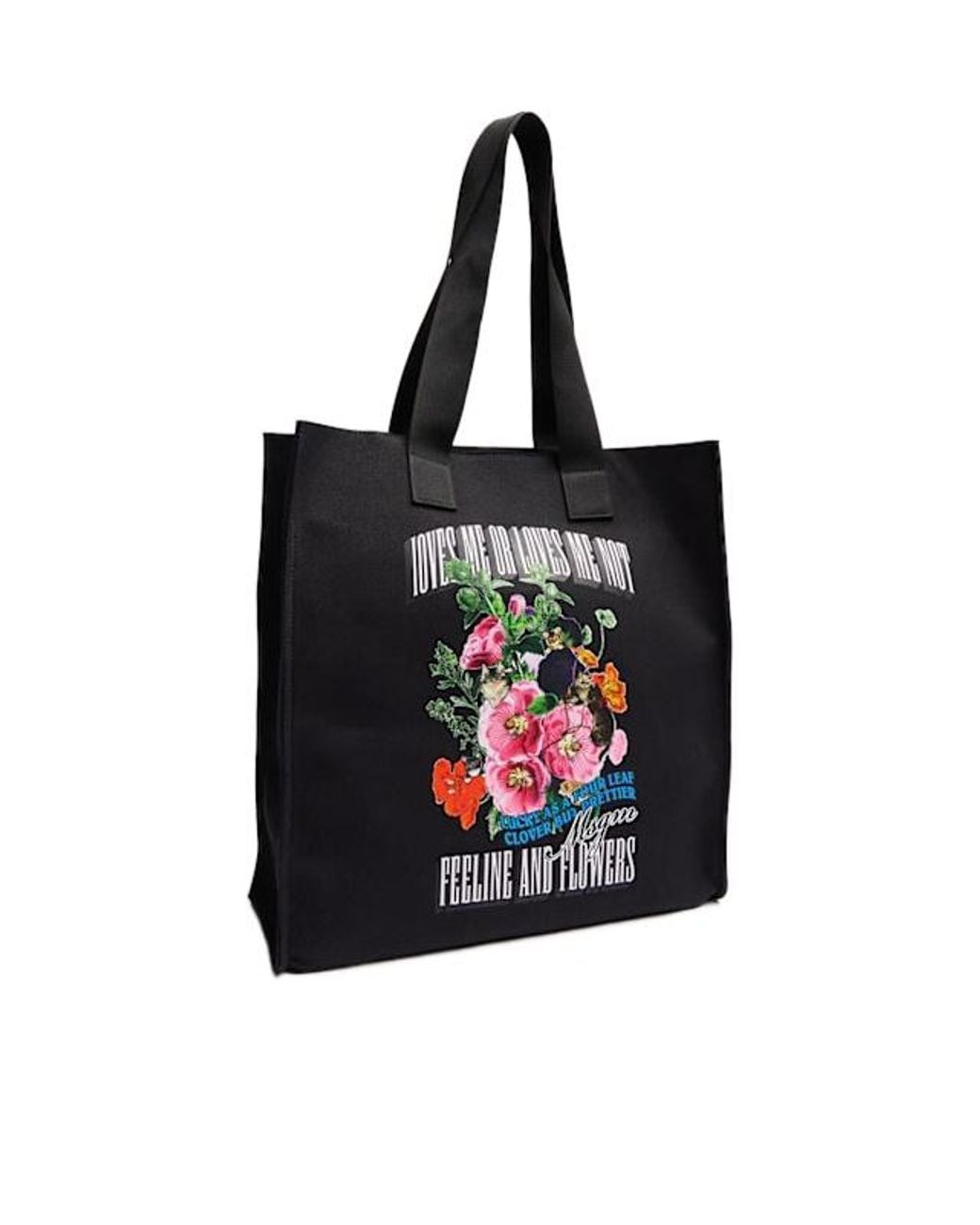 MSGM Black Tote Vertical Bag