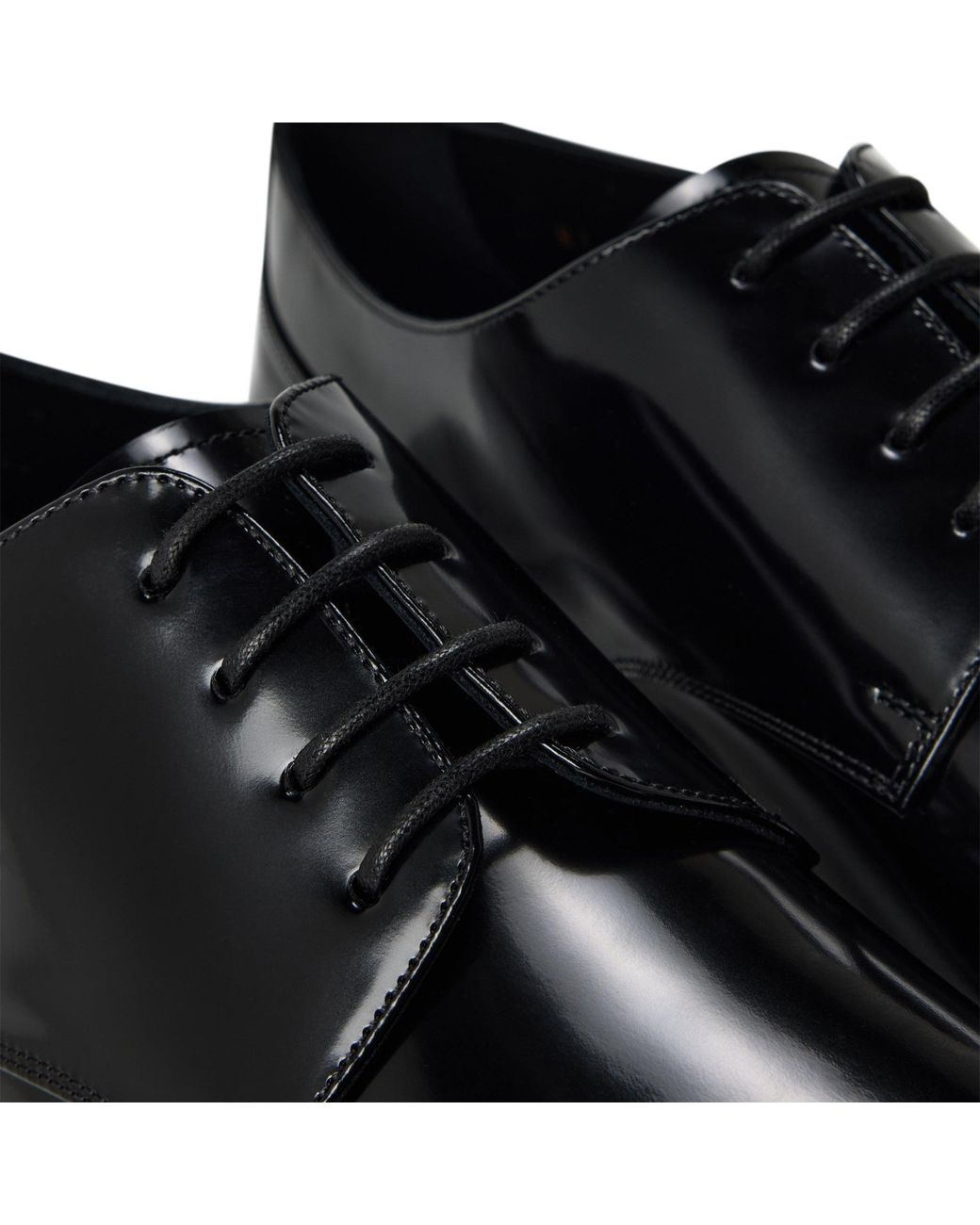 Saint Laurent Black Casual Derby Shoes for men