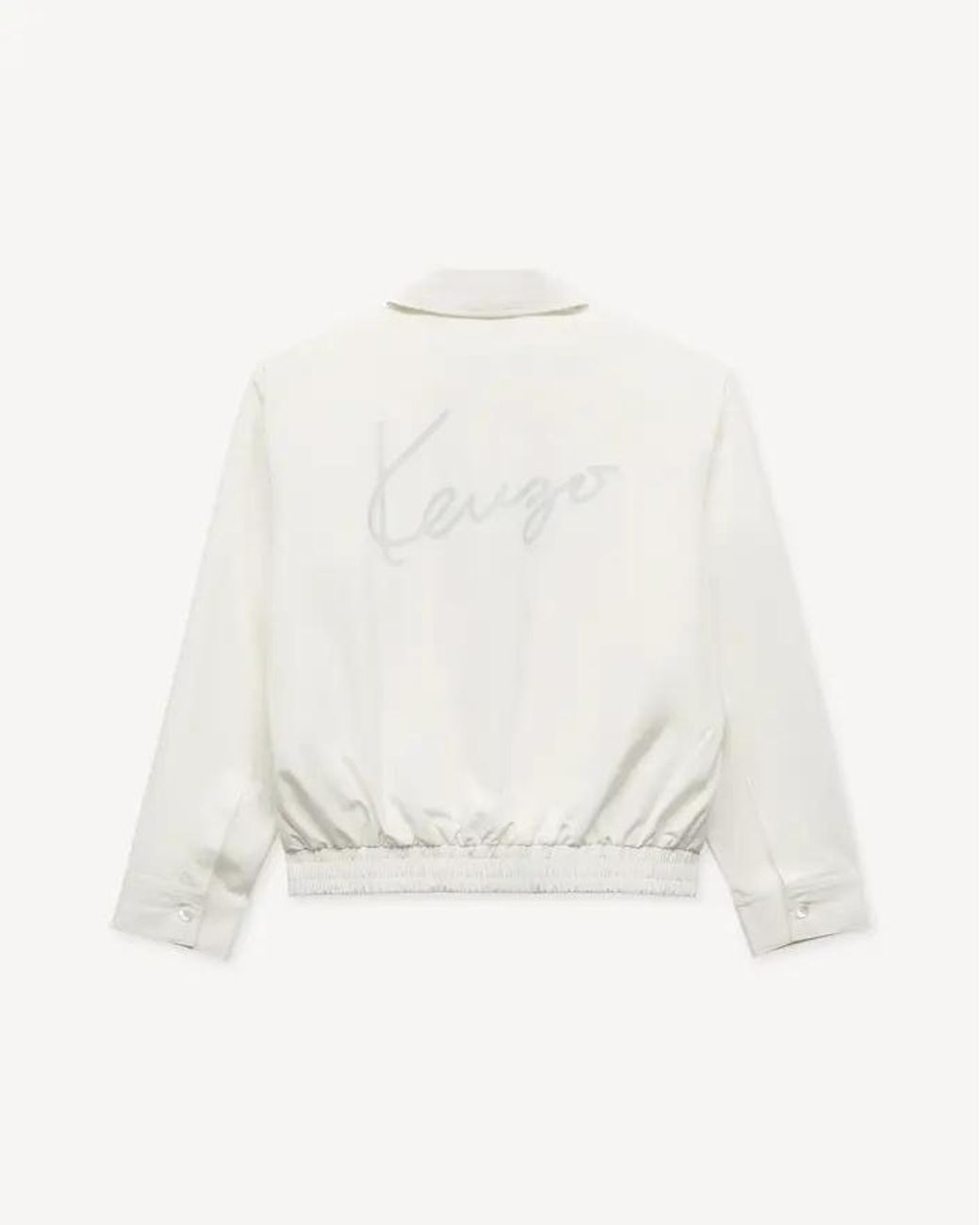 KENZO White Signature' Coach Jacket