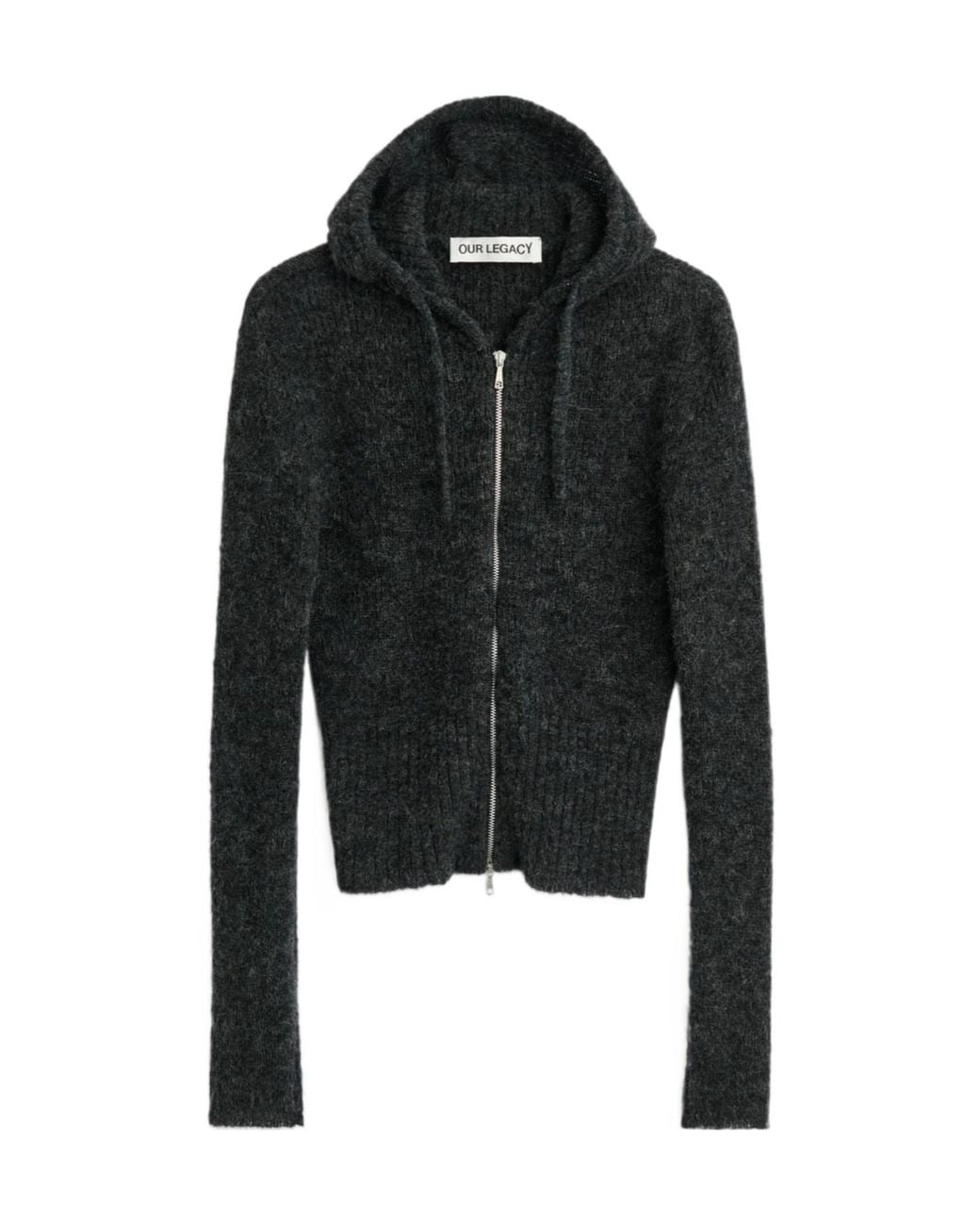 Our Legacy Black Compact Fitted Hoodie