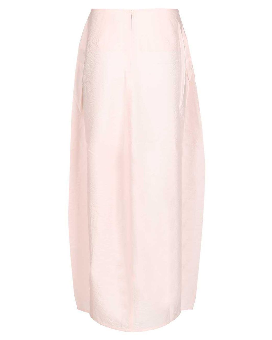 Totême Pink Parachute Silk Blend Skirt