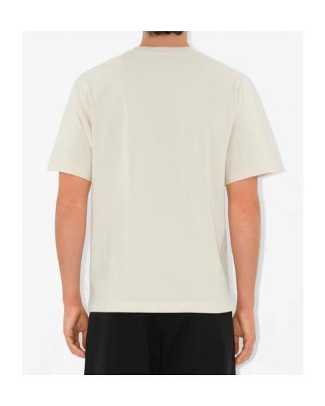 Burberry White B Shield T-Shirt for men