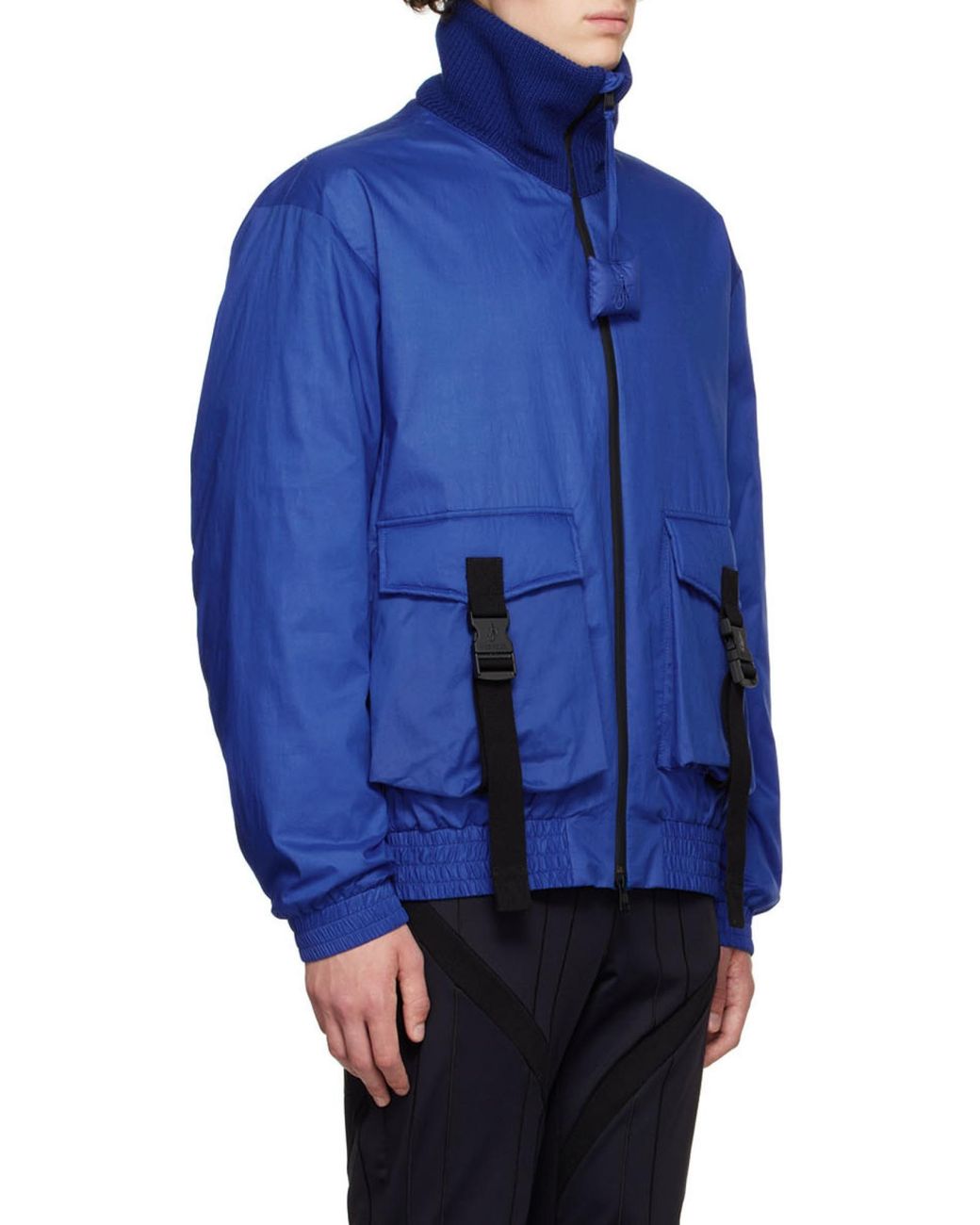 Moncler Blue X Jw Anderson Short Padded Jacket for men