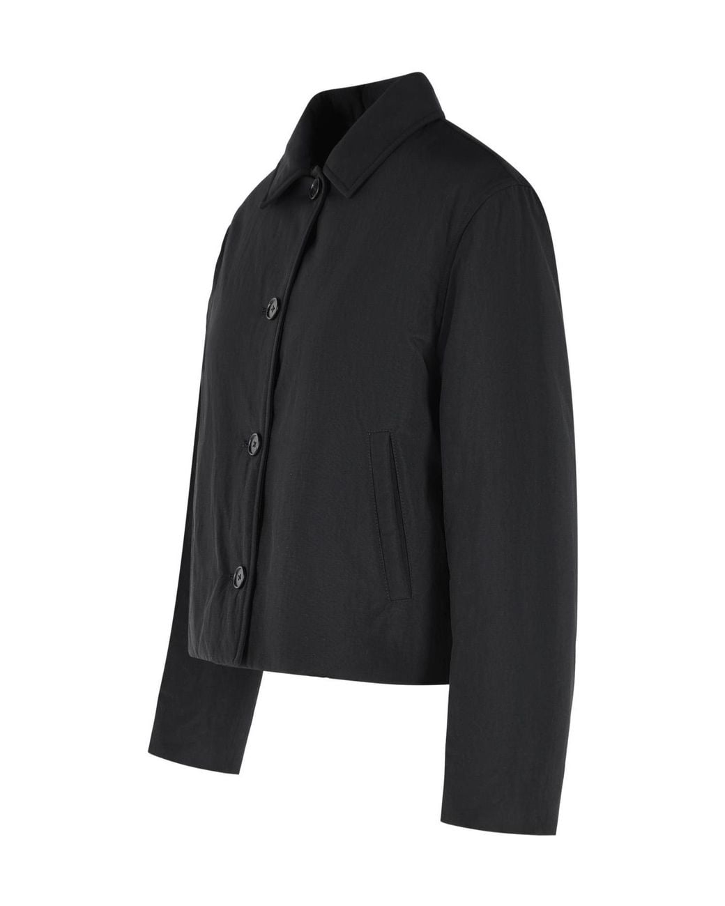 Jil Sander Black Cropped Sport Jacket