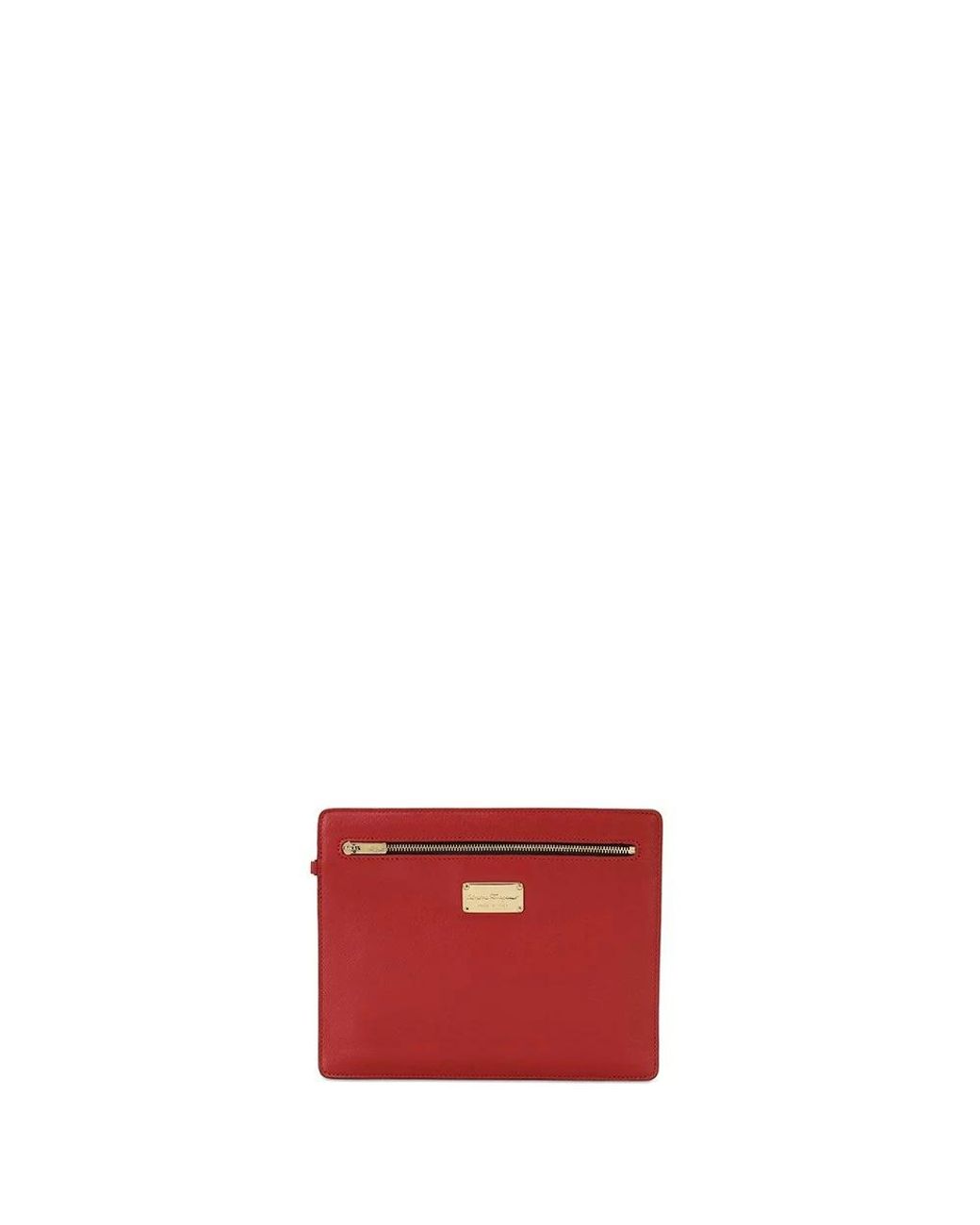 Ferragamo Red Verve Logo Handbag