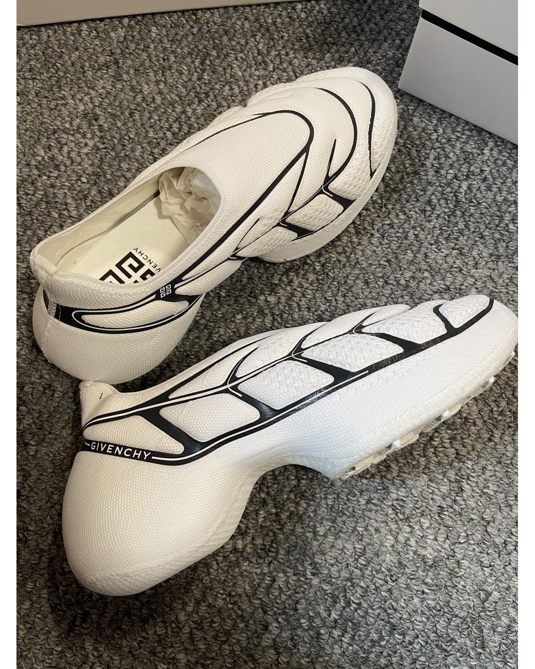 Givenchy White Tk-360 Slip-On Sneakers for men