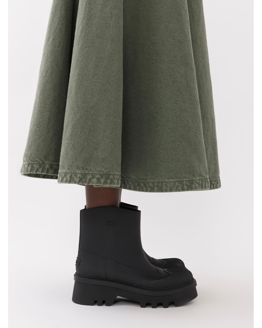 Chloé Black Chloé Raina Rain Boots
