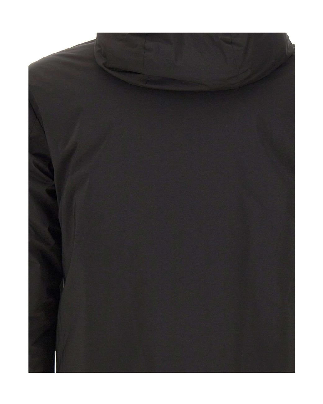Colmar Black Long-Sleeve Hooded Padded Jacket for men