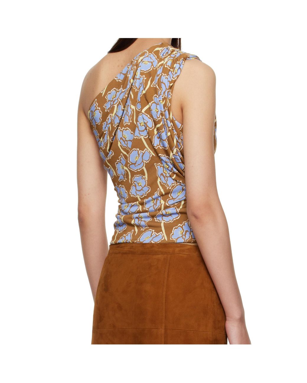 Versace Brown Patterned Top