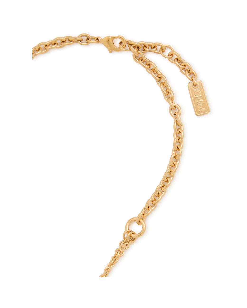 Chloé White Multi-Layer Necklace