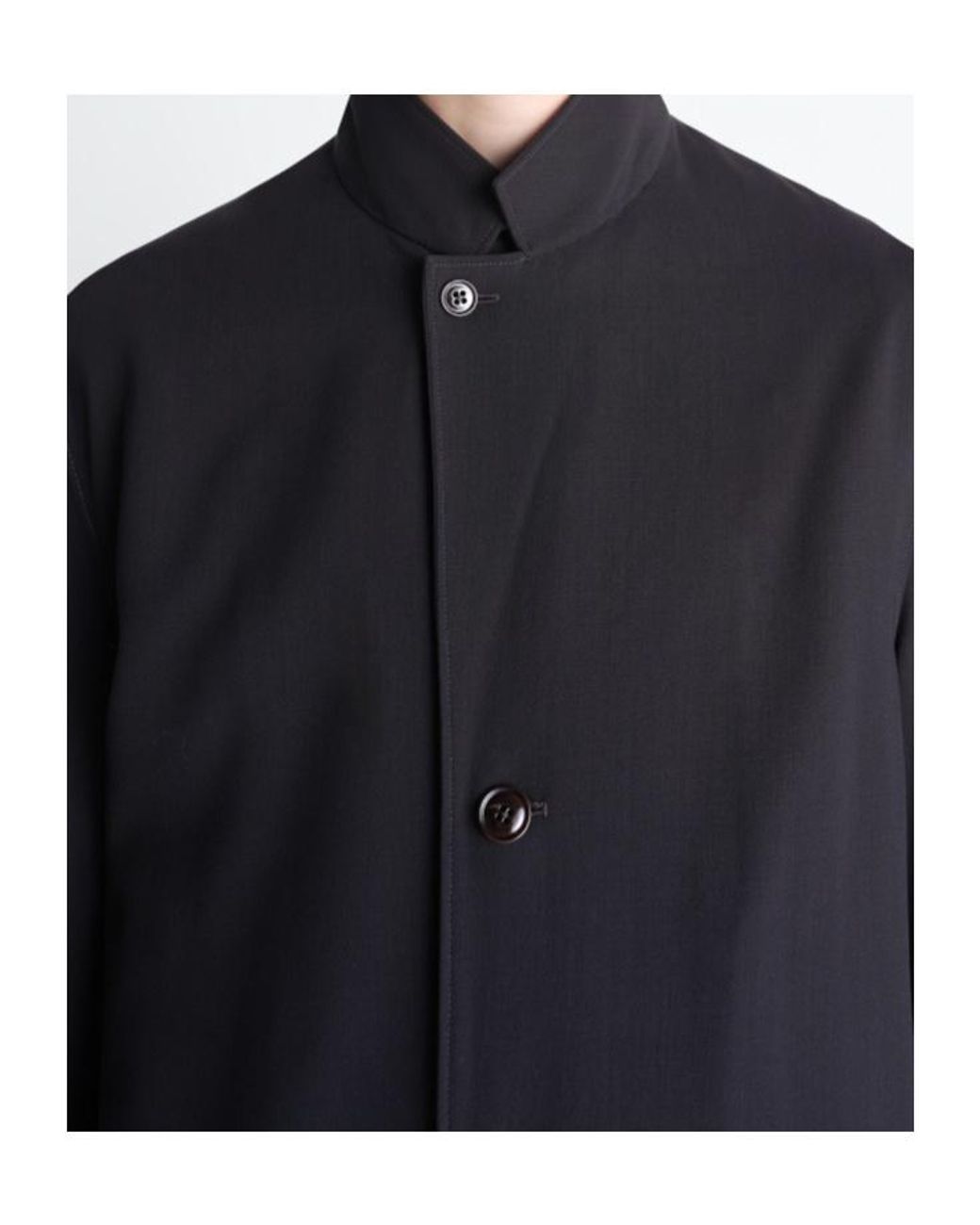 Lemaire Blue Single-Breasted Coat for men