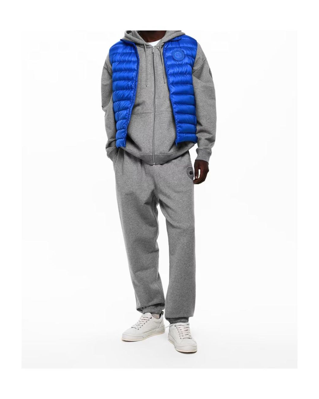 Canada Goose Blue Logo Patch Vest for men
