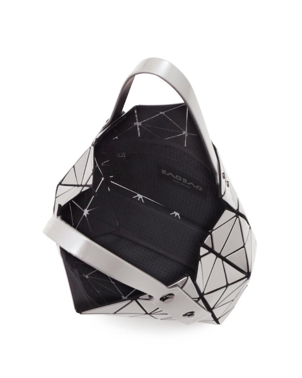 Issey Miyake White Bao Bao Geometric-Panel Tote Bag