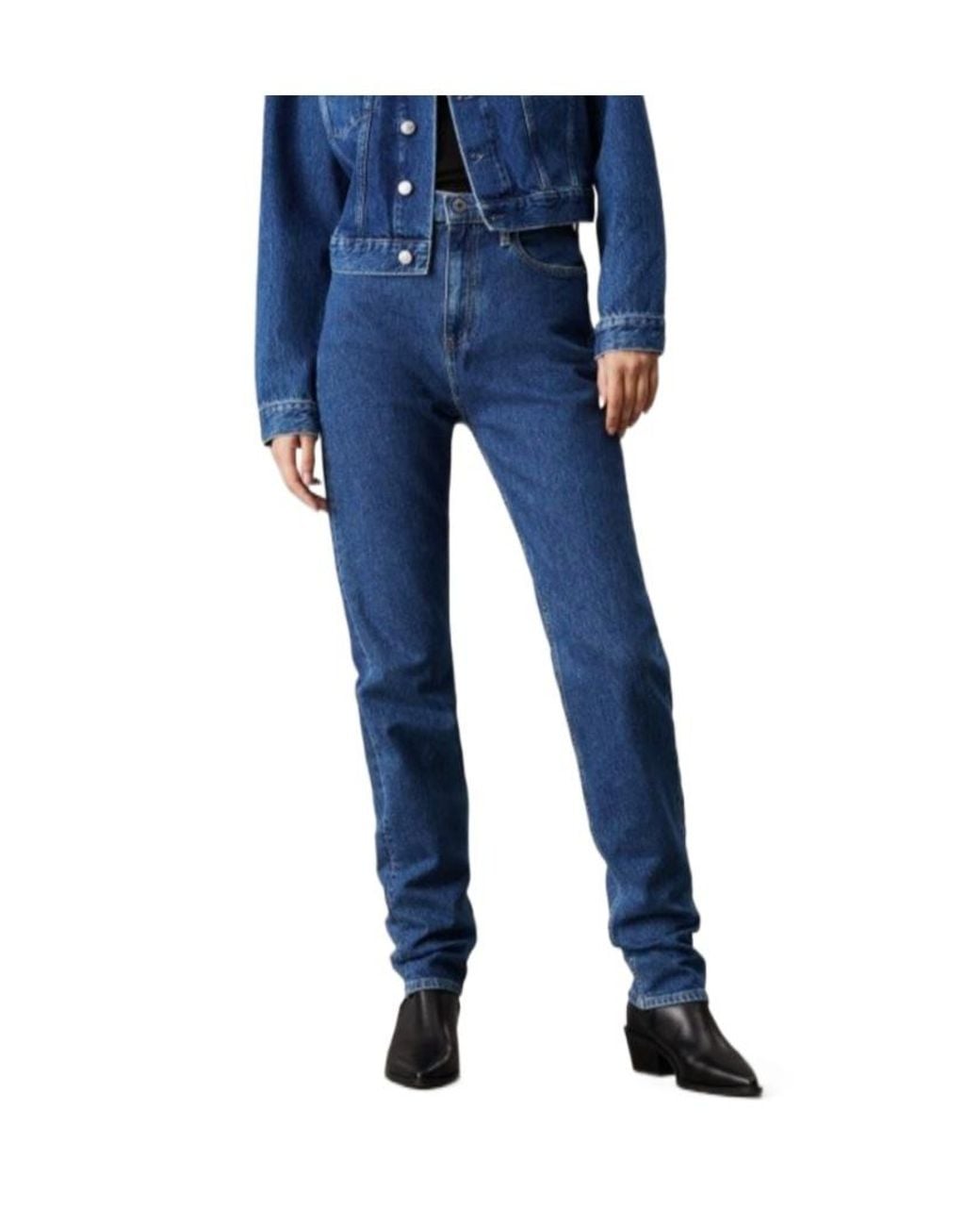 Calvin Klein Blue Belt Loop Jeans
