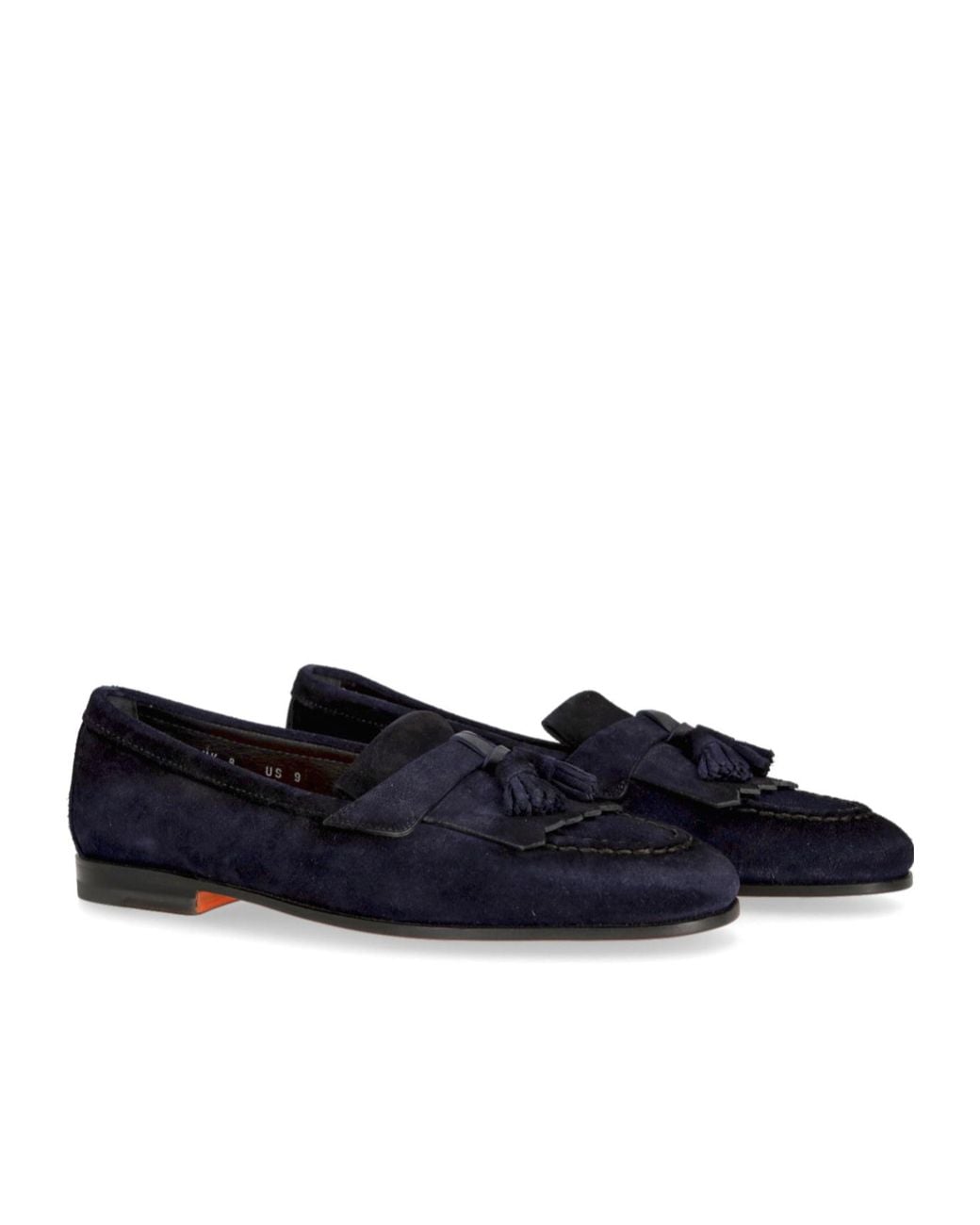Santoni Blue Andrea Penny Loafers for men