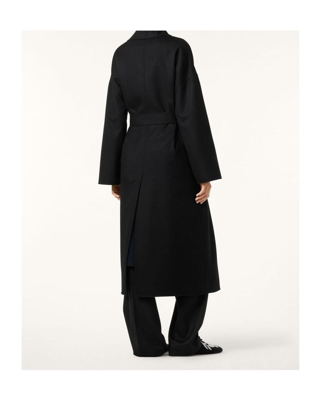 Loro Piana Black Dorian Royal Lightness Coat