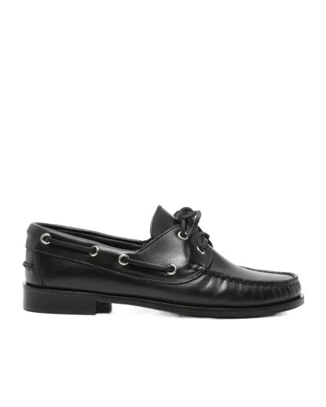 Aeyde Black Harris Loafers
