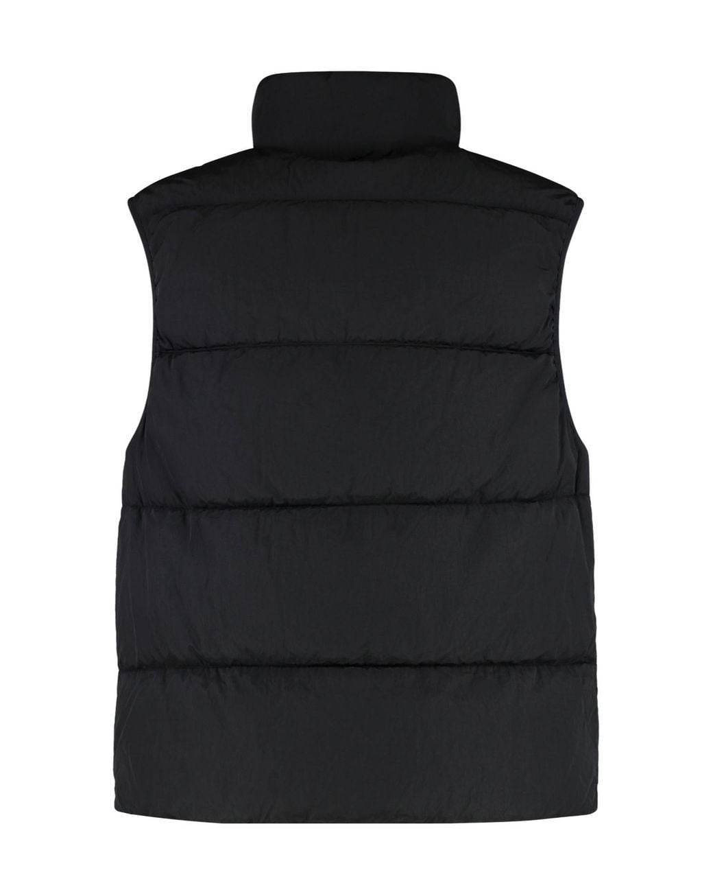 C P Company Black Full Zip Down Vest for men