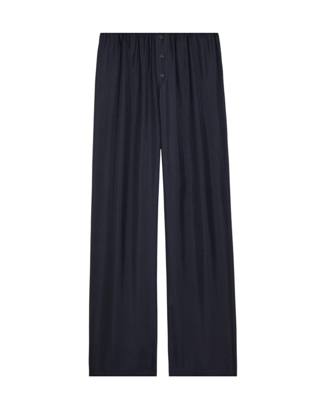 Rohe Blue Relaxed-Fit Wide-Leg Trousers