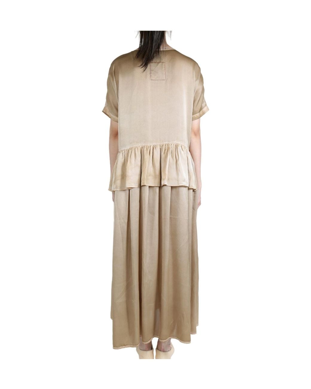 Uma Wang Natural Short Sleeve Dress