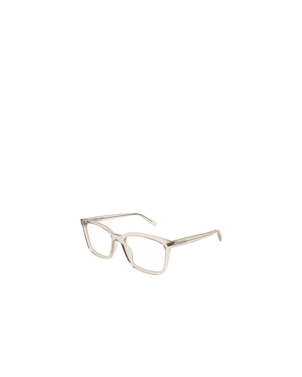 Saint Laurent White Eyewear Sl 672 Rectangular Glasses And Frames for men