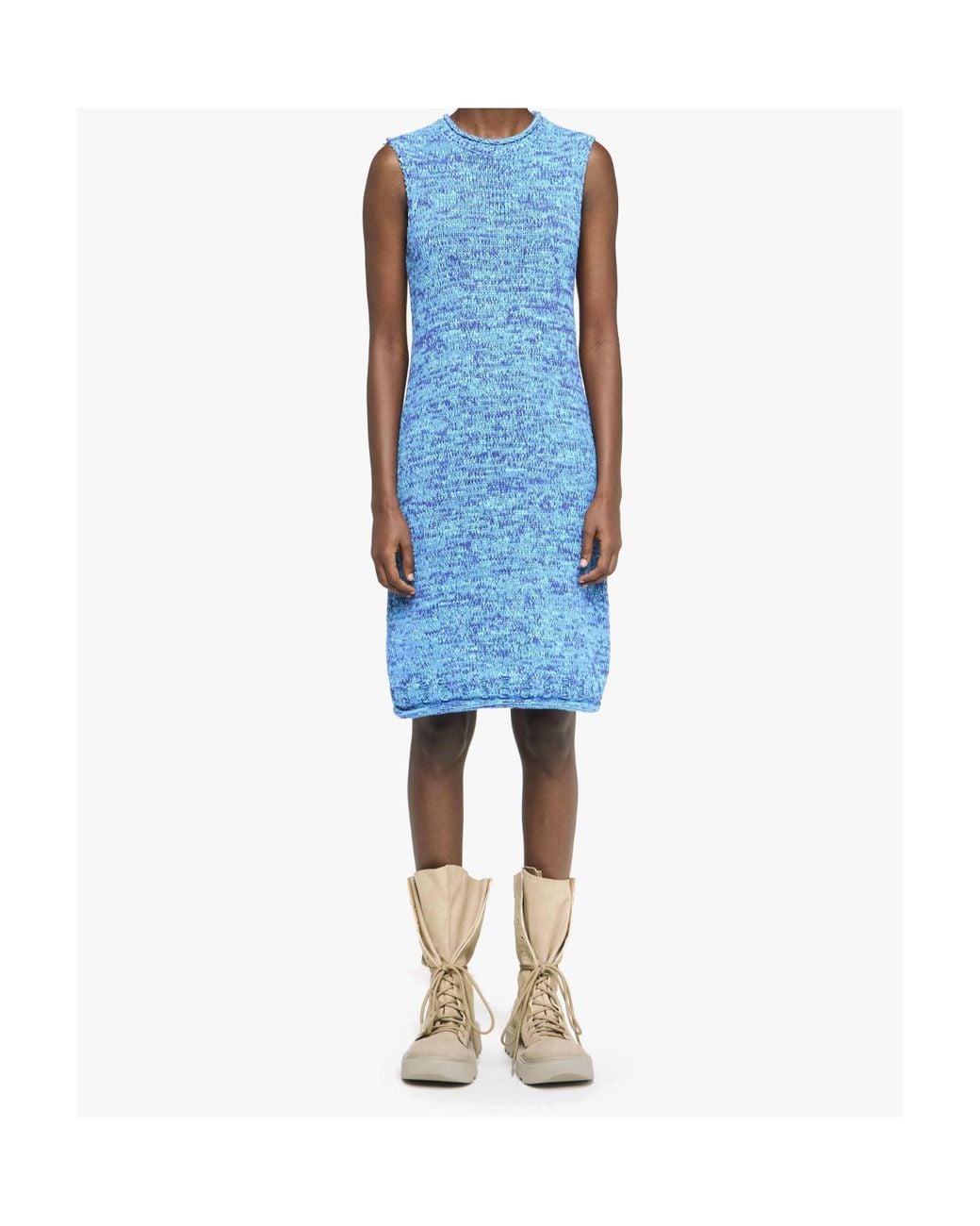 J.W. Anderson Blue Jw Anderson Space Dye Mini Dress