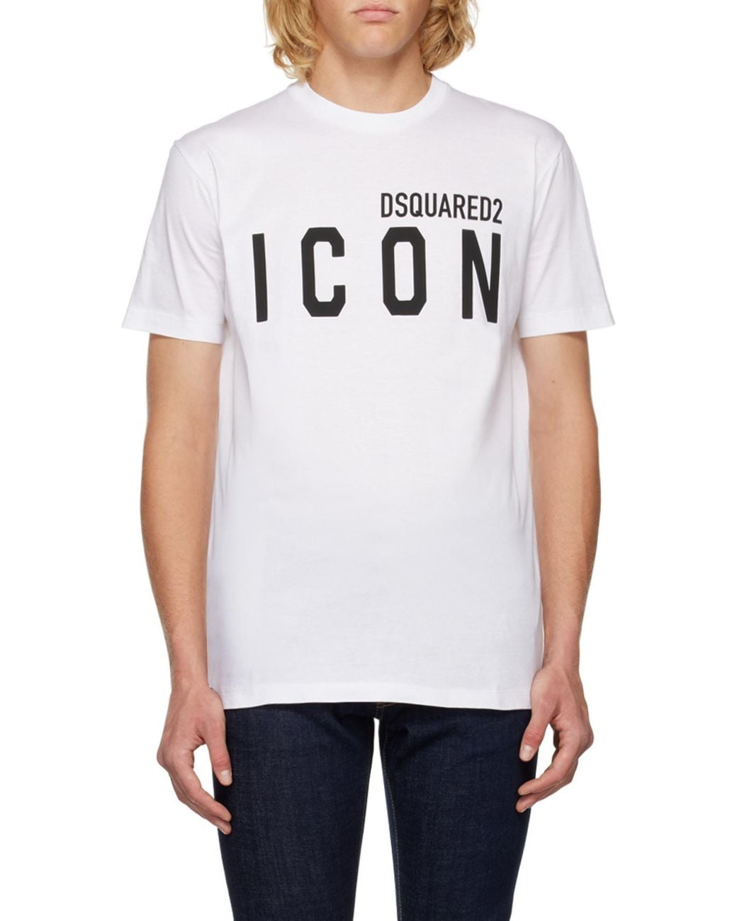 DSquared² White T-shirt for men