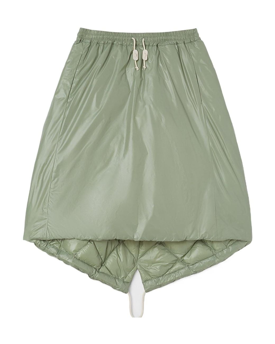 Jil Sander Green Down Skirt