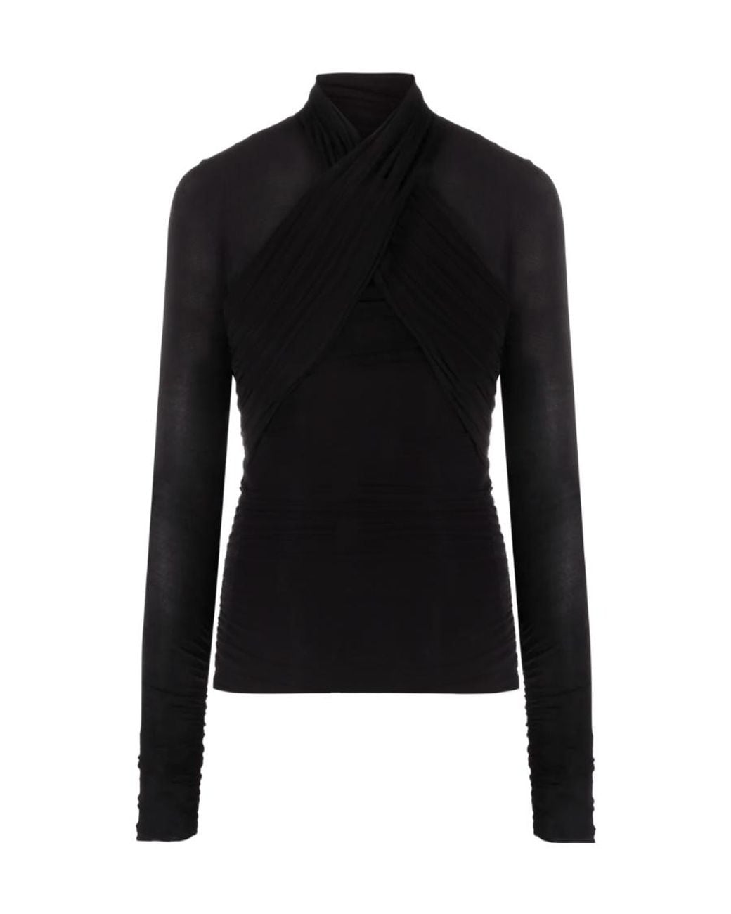Saint Laurent Black Top With Logo