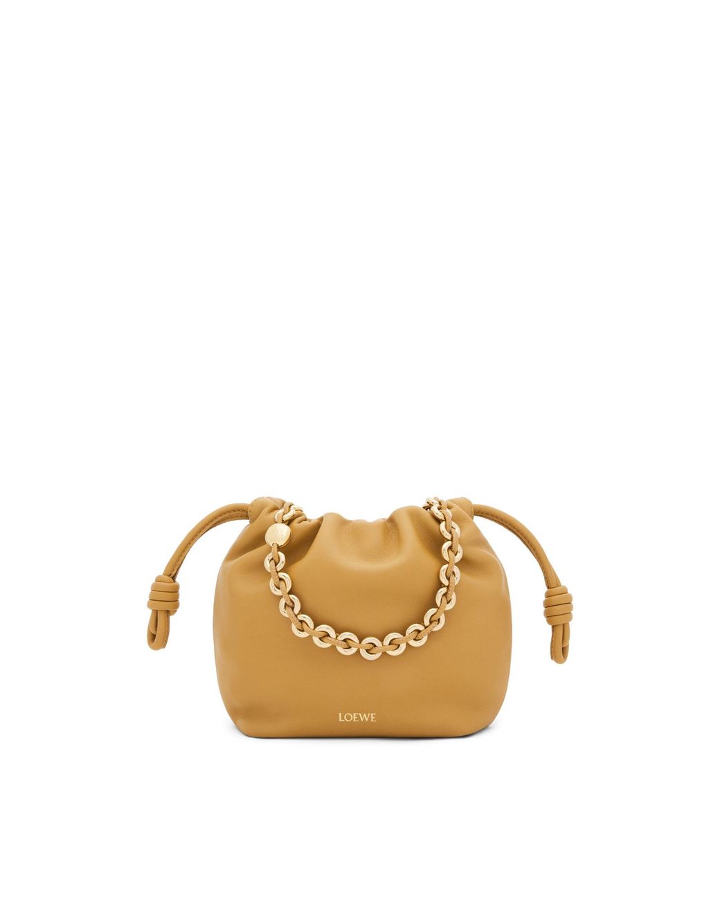 Loewe Metallic Flamenco Drawstring Mini Shoulder Bag