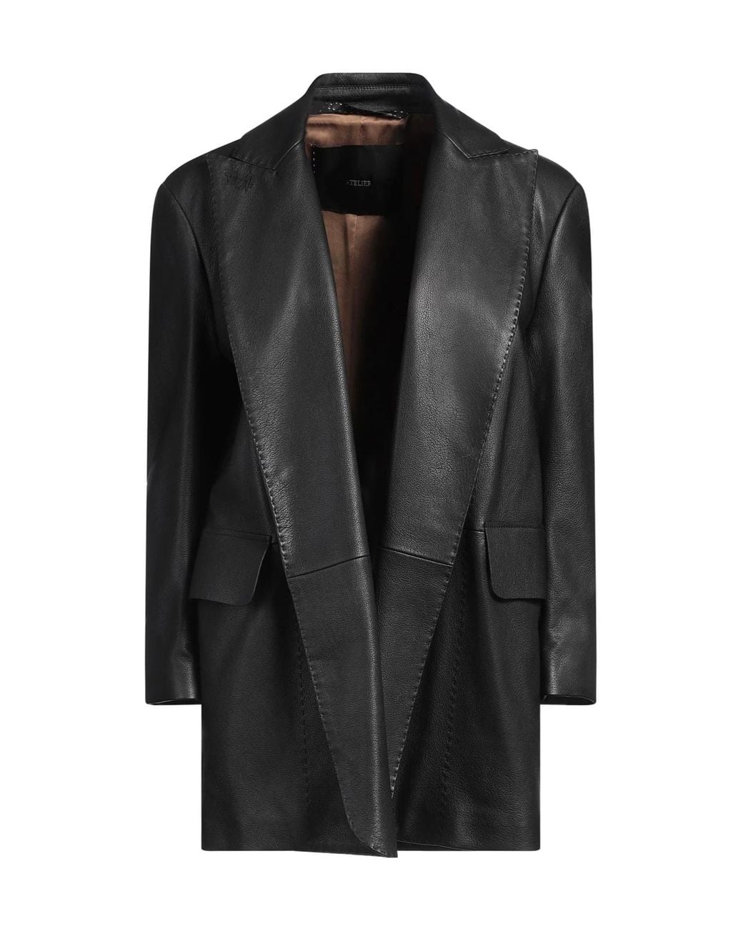Max Mara Black Minimalist Single-Breasted Blazer