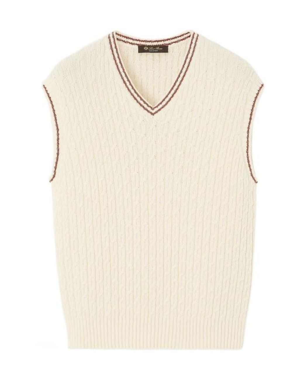 Loro Piana Natural Augusta Vest for men