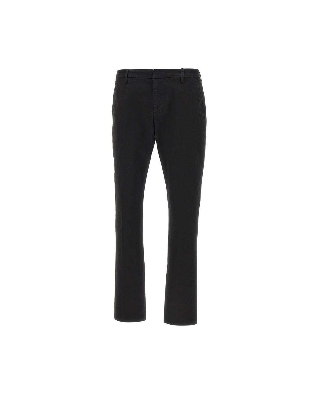 Dondup Black Gaubert Slim Fit Pants for men