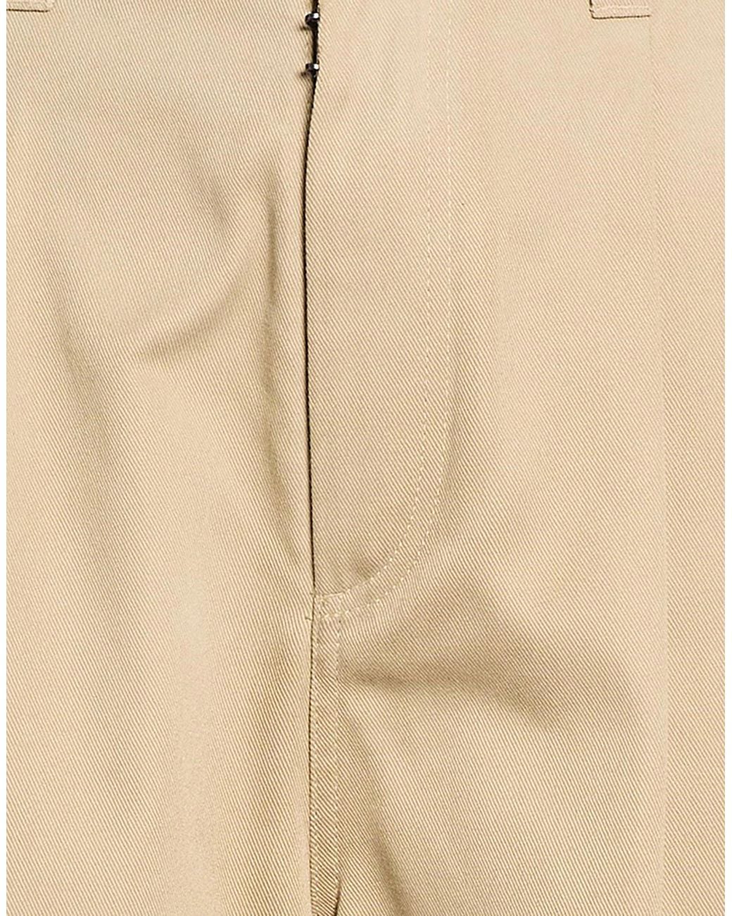 Maison Margiela Natural Loose-Fitting Trousers