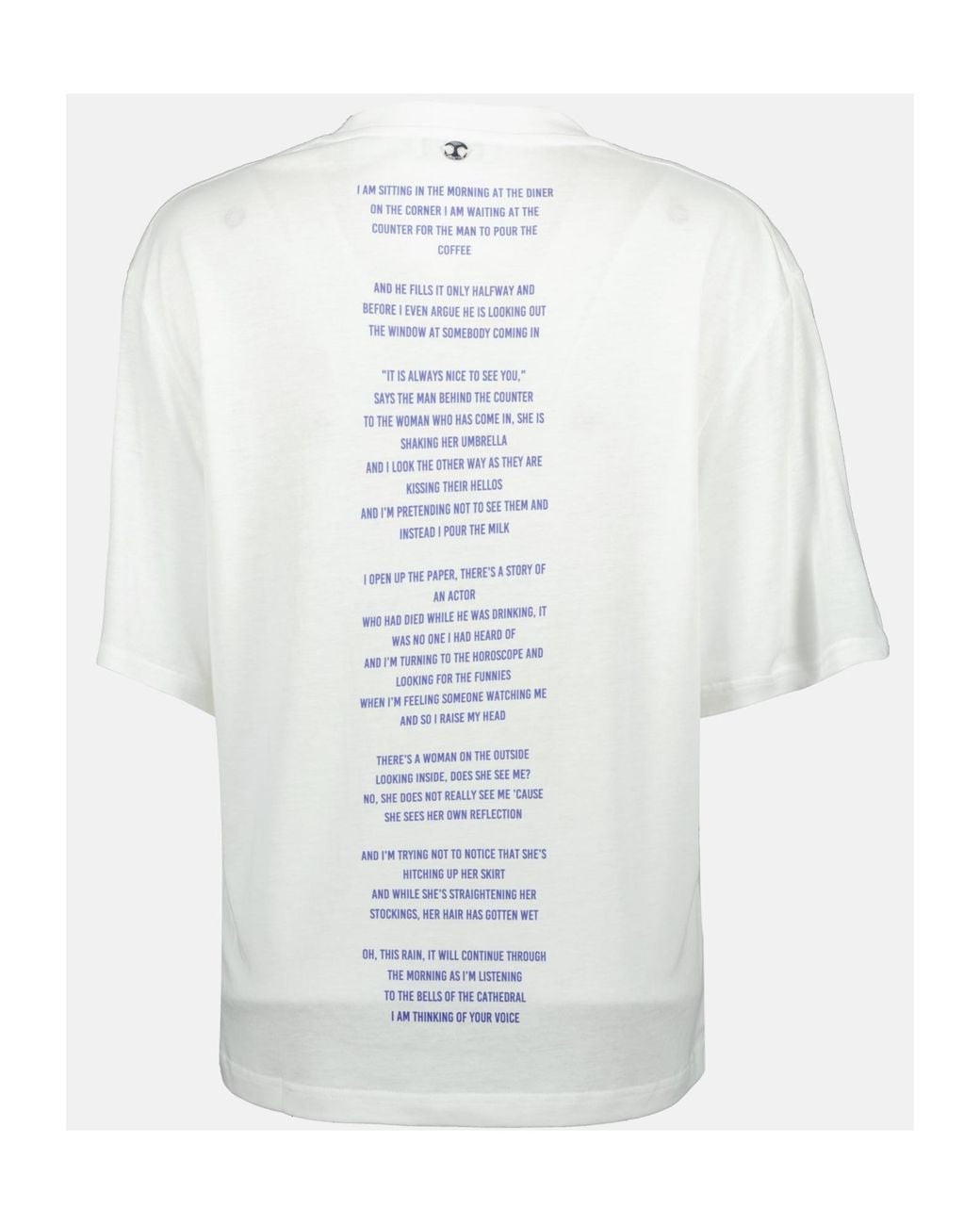 Rabanne White Pattern-Printed Crewneck T-Shirt