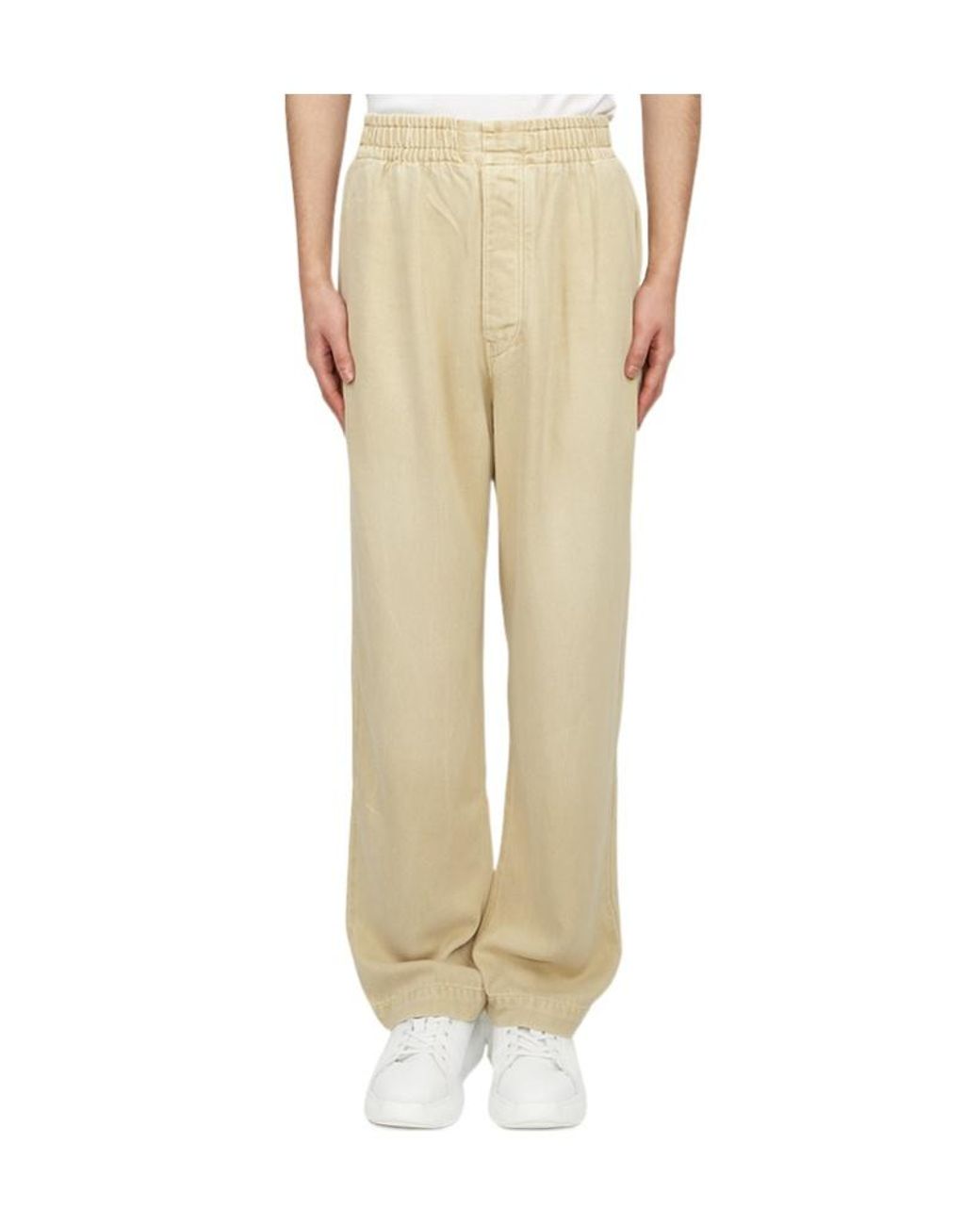 Isabel Marant Natural High Waist Straight Leg Jeans for men