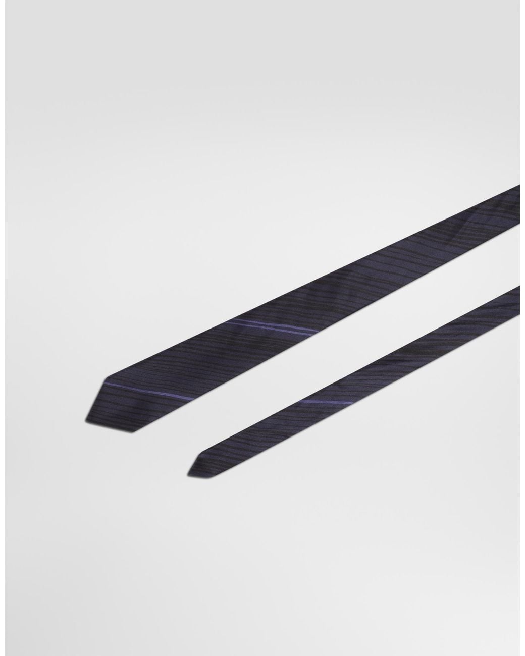 Dolce & Gabbana White Striped Tie for men
