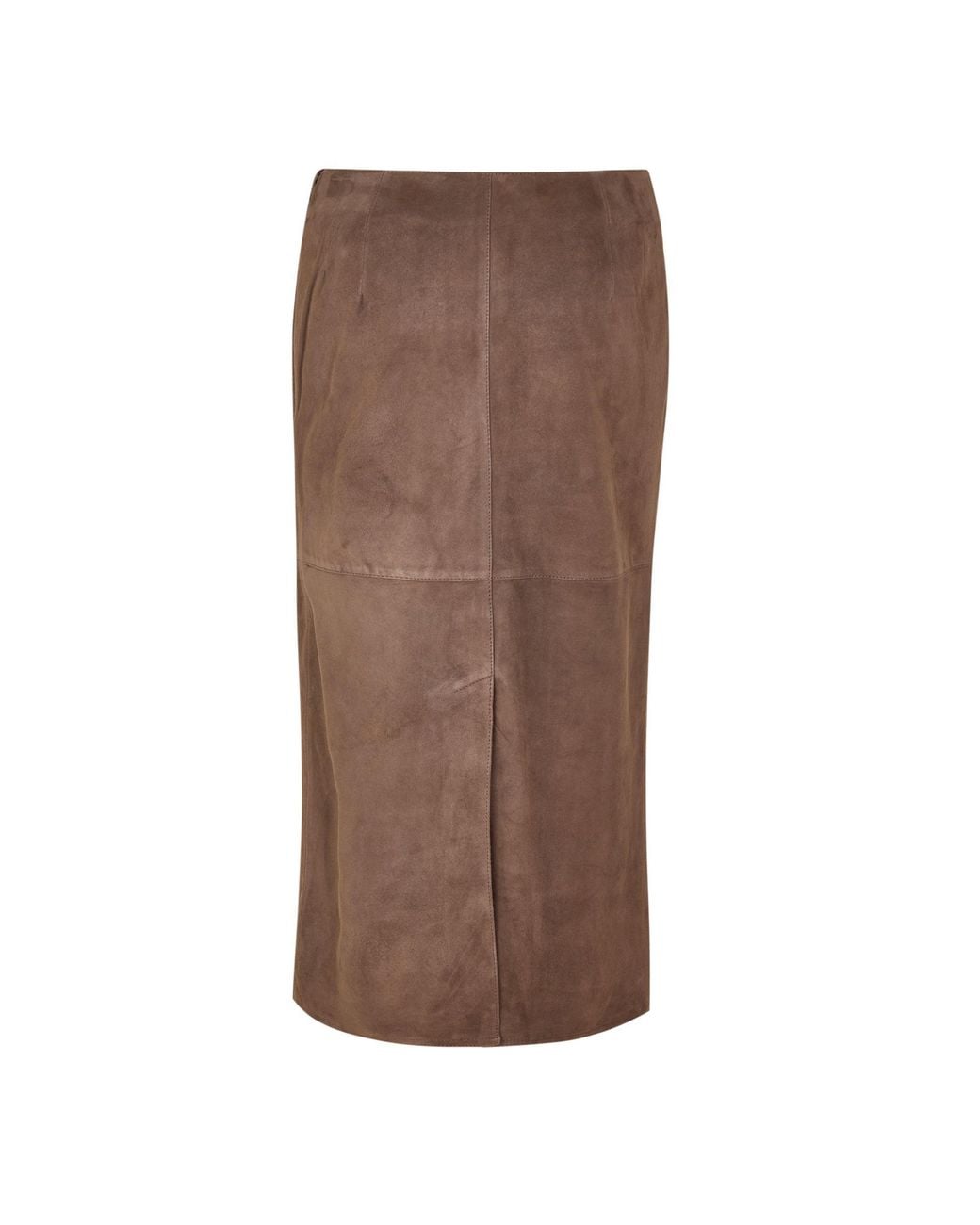 Weekend by Maxmara Brown Simple Skirt