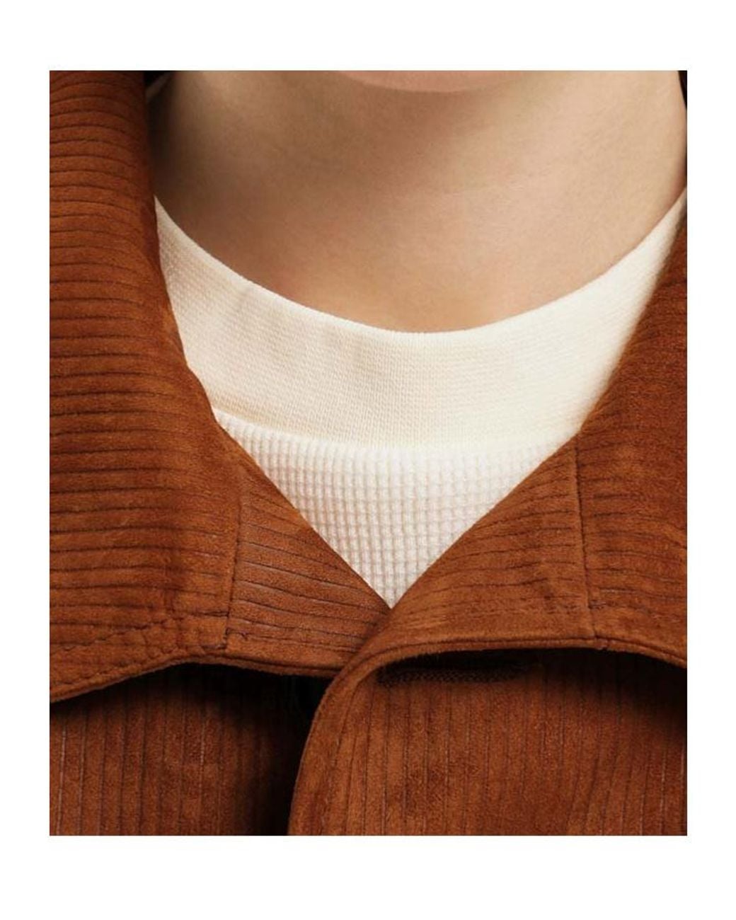 1989 STUDIO Brown Textured Longline Coat