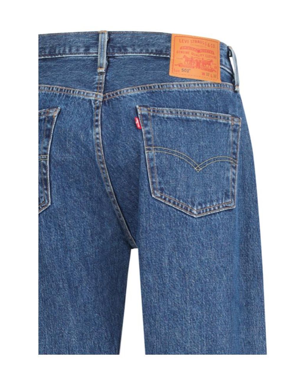 Levi's Blue Straight-Leg Jeans for men