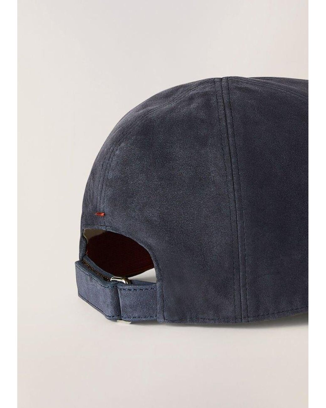 Loro Piana Blue Logo Logo Baseball Hat for men