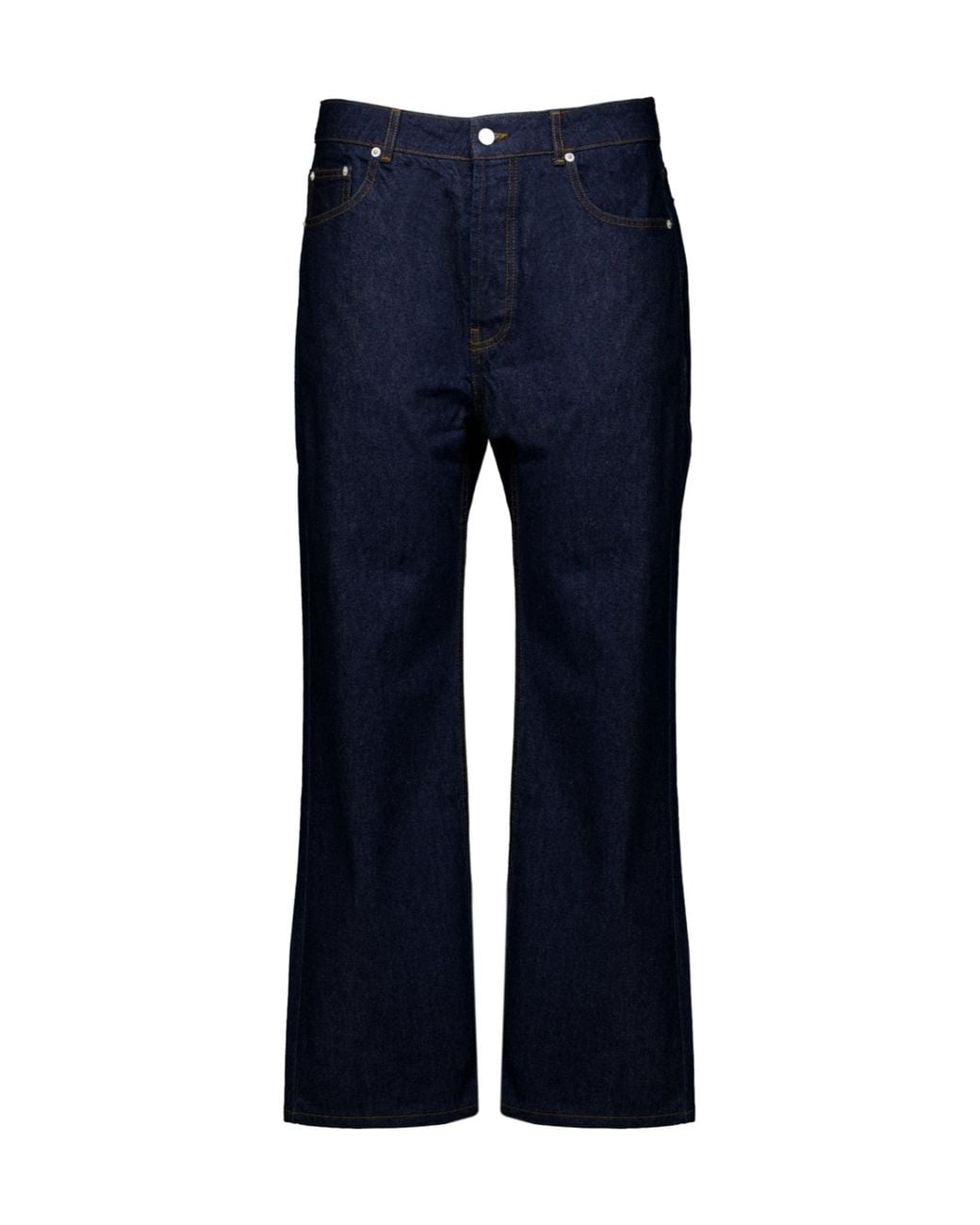 Officine Generale Blue Officine Générale Straight-Leg Jeans for men