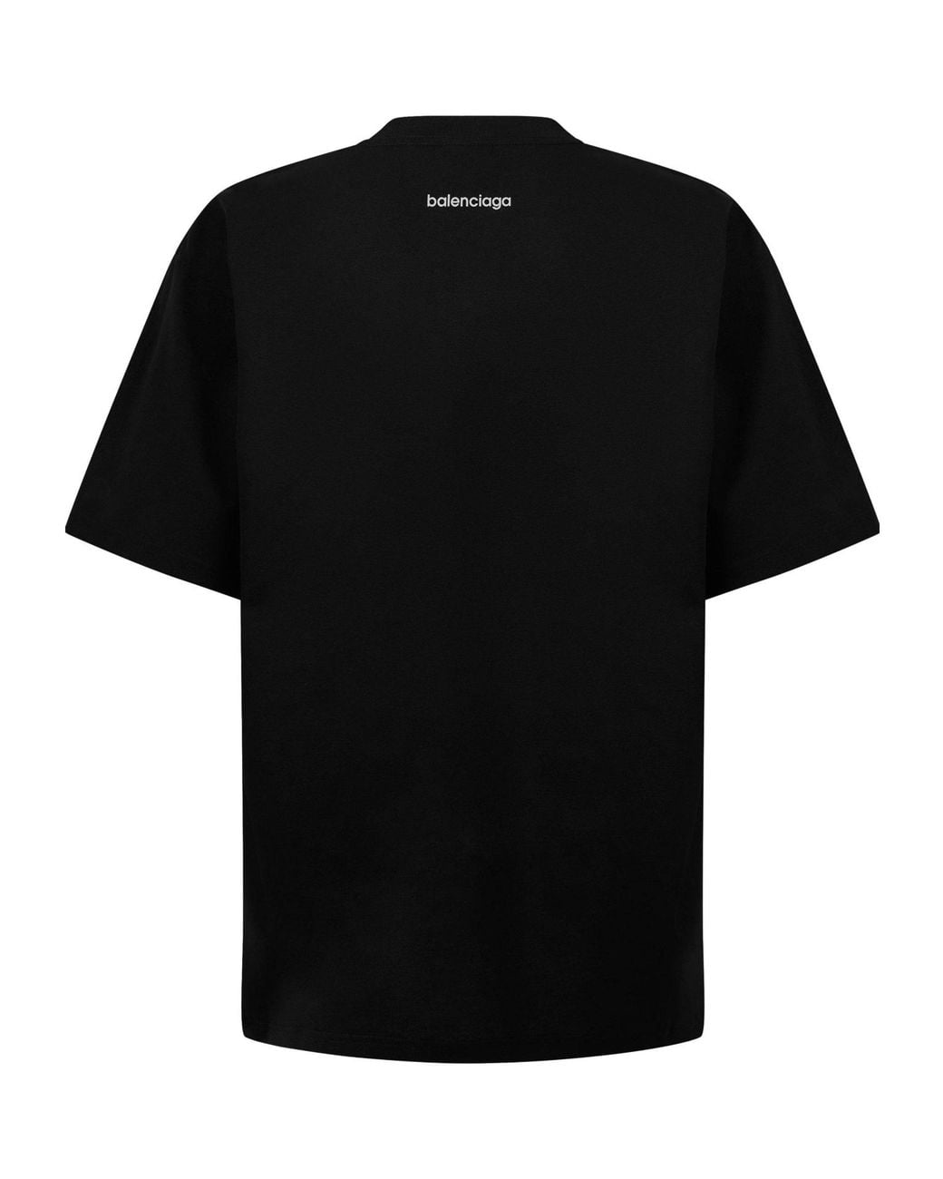 Balenciaga Black Crewneck Shortsleeve Tee for men