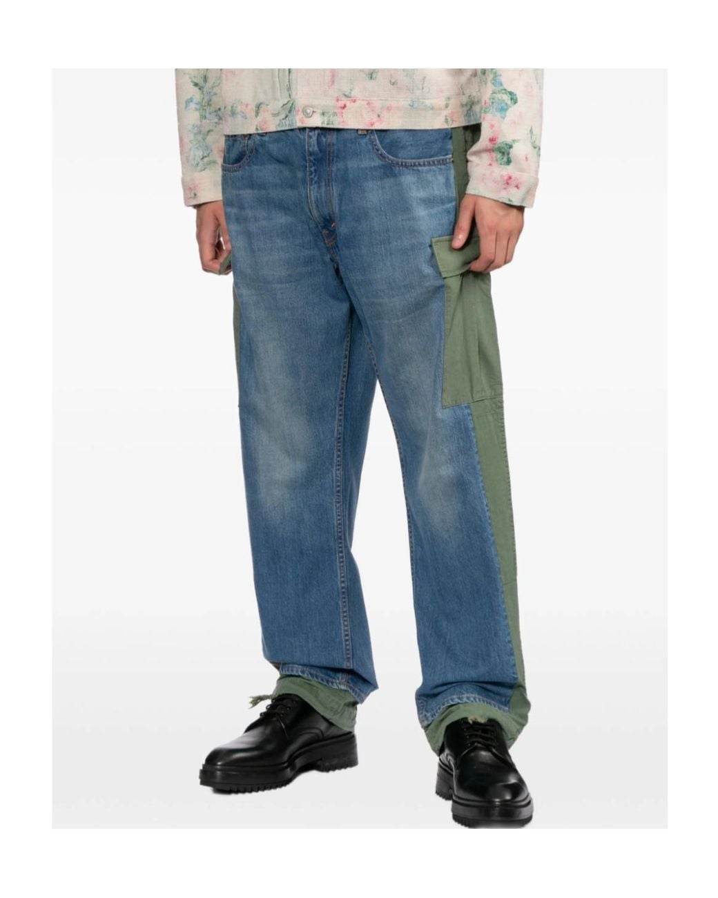 Junya Watanabe Blue X Levi's Cargo Trousers for men