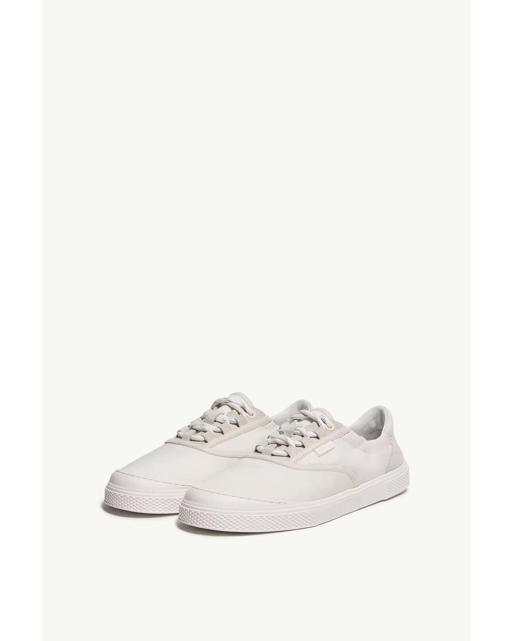 Moncler White Vera Leisure Padded Sneakers for men