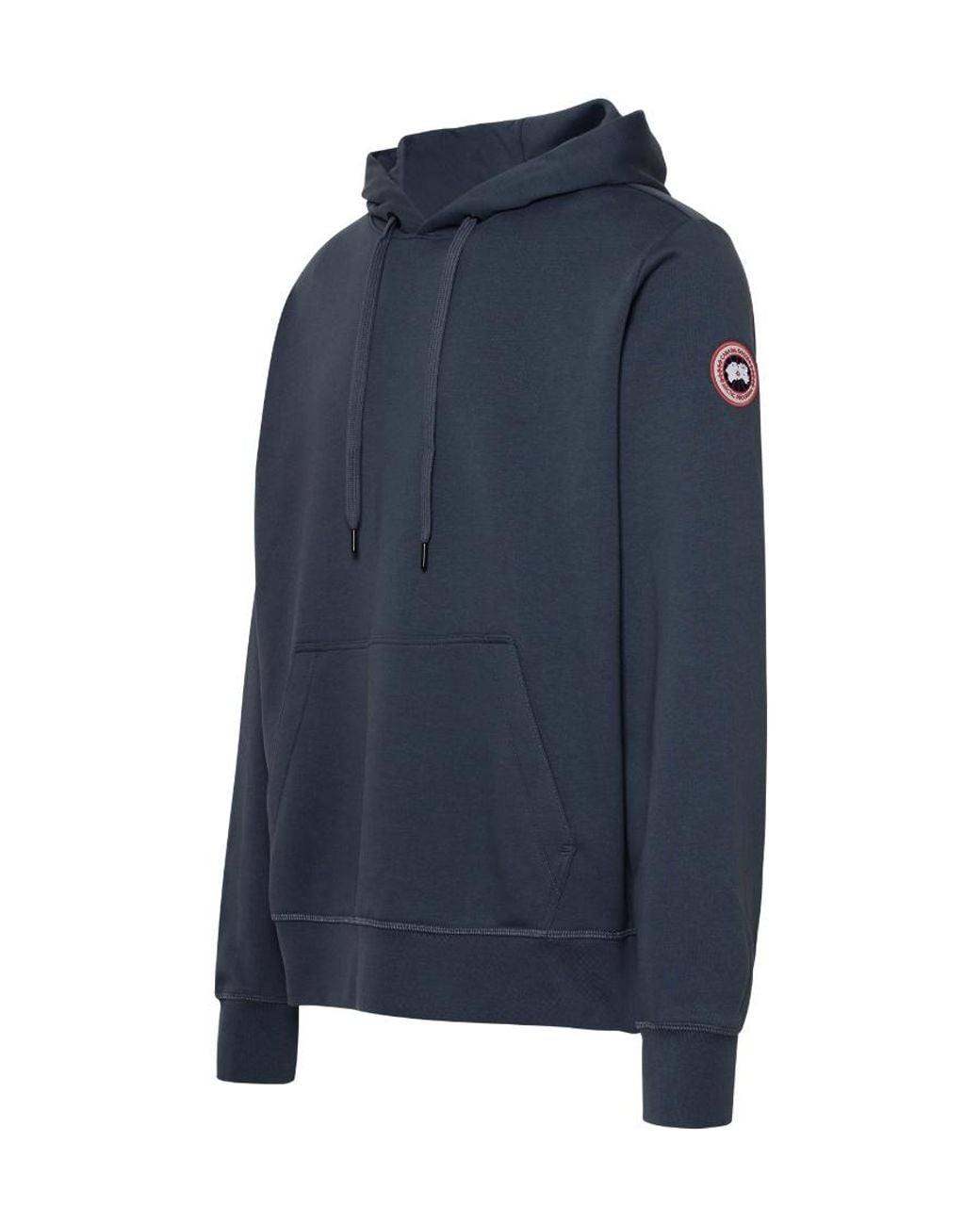 Canada Goose Blue Huron Drawstring Hoodie for men
