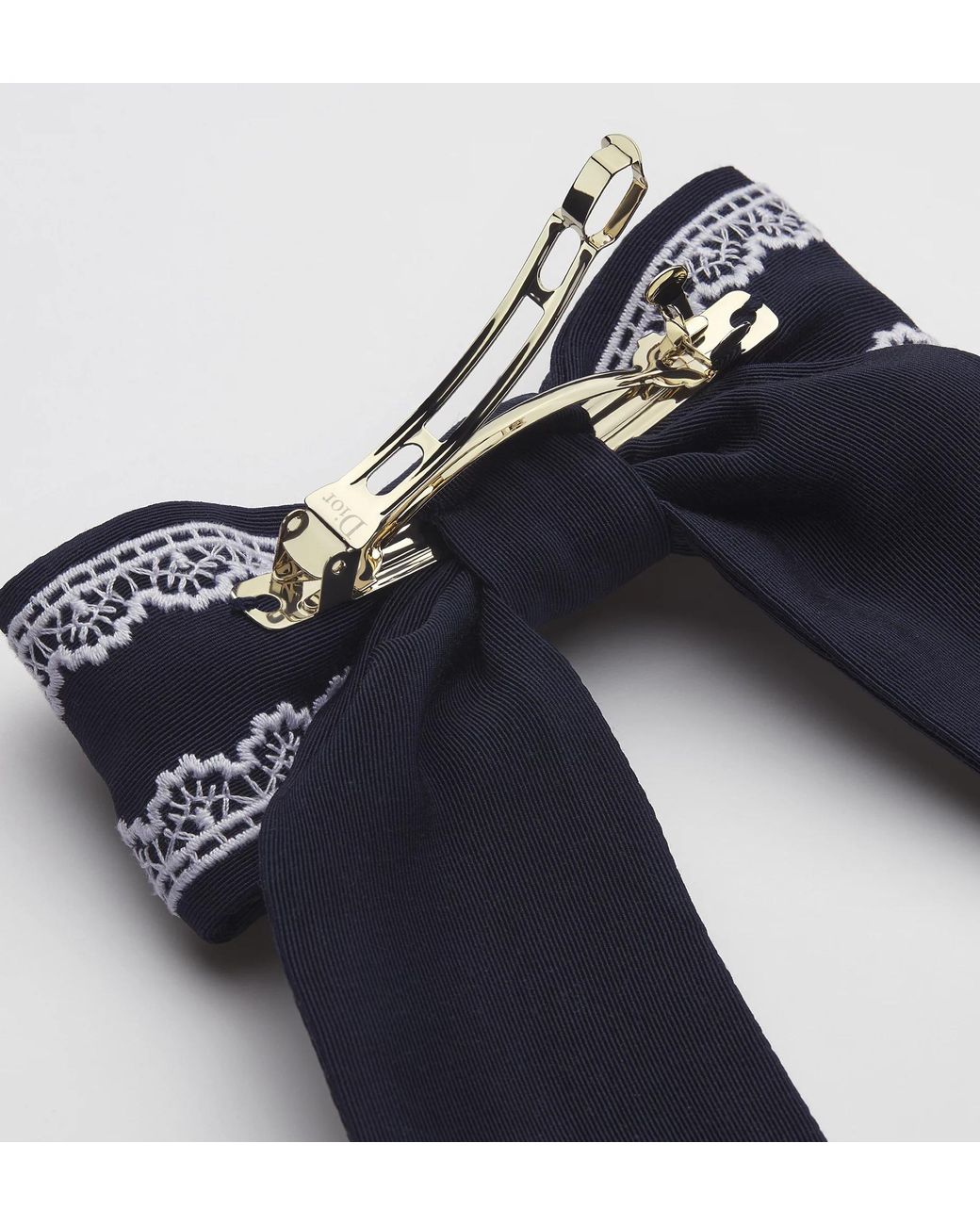 Dior Blue Large Twist Bow