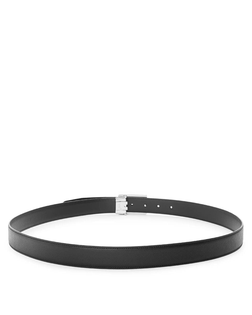 Montblanc White 30Mm Leather Belt for men